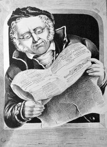 Illustration de Currier & Ives du 19ème siècle. Regardant à l